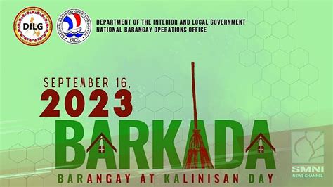 DILG’s ‘BarKaDa’ or “Barangay at Kalinisan Day” to be launched .